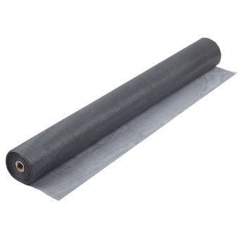 Сетка STAYER "STANDARD" противомоскитная в рулоне, стекловолокно+ПВХ, серая, 0,9 х 30м 12526-09-30