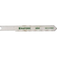 Полотна KRAFTOOL, T218A, для эл/лобзика, HSS, по металлу, фигурный рез, EU-хвост., шаг 1,2мм, 50мм, 2шт 159553-1,2