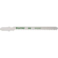 Полотна KRAFTOOL, T227D, для эл/лобзика, HSS, по мягкому металлу, фигурный рез, EU-хвост., шаг 3мм, 75мм, 2шт 159558-3