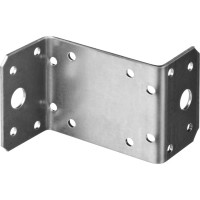 Крепежный угол ЗУБР "МАСТЕР" Z-образный, 55х70х35мм, 50шт 310145-070