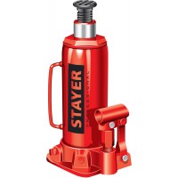 Домкрат STAYER "PROFI" гидравлический бутылочный, 12т, 210-400мм 43160-12