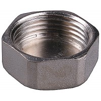 Заглушка GENERAL FITTINGS никелированная латунь, 6-ти гранная головка, внутренняя резьба, 1" 51097-1